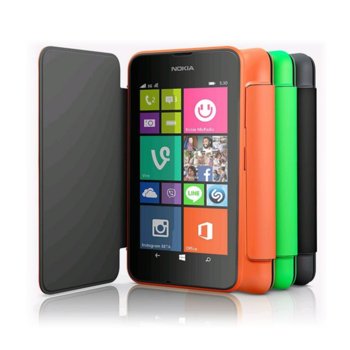 Flip Cover за Nokia Lumia 530, зелен