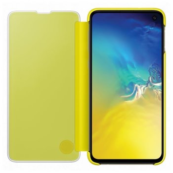 Samsung Galaxy S10e Clear view cover Yellow
