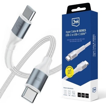 3mk hyper cable n-series usb-c to usb-c 100w 1m