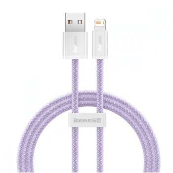 Кабел Baseus Dynamic Fast Charging Lightning to USB Cable (CALD000405), от USB A(м) към Lightning(м), 1m, лилав | JAR Computers Baseus Dynamic Fast Charging Lightning to USB