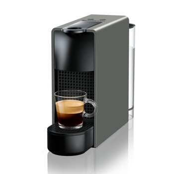 Aвтоматична еспресо машина Nespresso Essenza Mini Grey, 1450W, 0.6л. резервоар, 19 бара, зapeждaщ пaĸeт c 14 ĸaпcyли, автоматично изключване след 9 минути, сива image