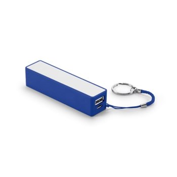 Външна батерия /power bank/ Money Save, 2000 mAh, синя, 1x microUSB Type B, 1x USB Type A image