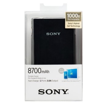 Sony CP-V9B 8 700mAh, Black, 2 slots