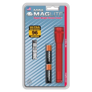 Фенер Mini MAGLITE 2x батерии АА