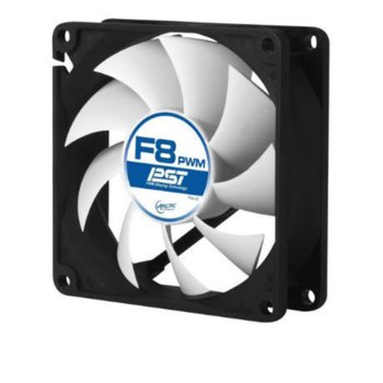 Вентилатор 80mm F8 PWM PST (AFACO-080P0-GBA01), 4-пинов, 1800 rpm | JAR Computers ARCTIC F8 PWM PST AFACO-080P0-GBA01