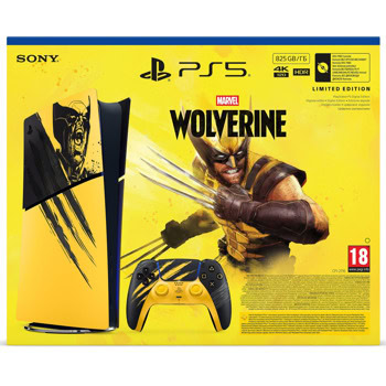 Sony PlayStation 5 Slim DE Marvel's Wolverine Batt | JAR Computers Sony PlayStation 5 Slim DE Marvel's Wolverine Batt