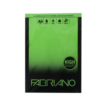Fabriano A4, 160 g/m2, тревистозелен, 50 листа