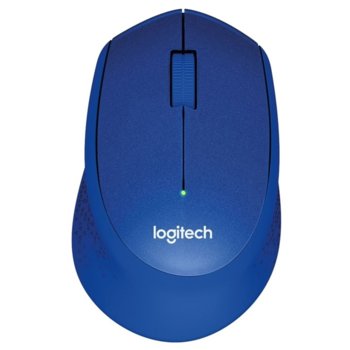 Мишка Logitech M330 Silent Plus, оптична (1000 dpi), безжична, USB, синя | JAR Computers Logitech M330 Silent Plus (910-004910)