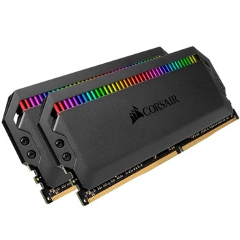 Памет 16GB DDR4 3600MT/s, Corsair Dominator Platinum RGB (CMT16GX4M2K3600C16), 1.35V | JAR Computers Corsair Dominator Platinum RGB 16GB