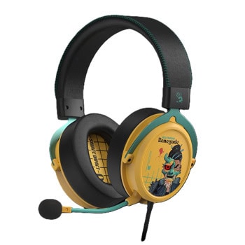 Слушалки А4tech RENEGADE M595, микрофон, гейминг, USB, 50mm драйвери, многоцветни | JAR Computers Слушалки А4tech RENEGADE M595