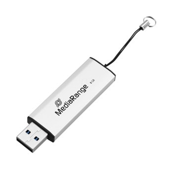 Памет 8GB USB Flash Drive, MediaRange MR914, USB 3.0, сребриста | JAR Computers USB 3.0 8GB MediaRange MR914