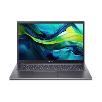 Лаптоп Acer Aspire A17-51M-72HF(NX.JHEEX.001)(сив), десетядрен Intel Core i7-13620H 1.8/4.9GHz,17.3"(43.94 cm) FHD IPS Display, 16GB LPDDR5, 512GB SSD NVMe, 1x Thunderbolt 4, No OS, 2kg | JAR Computers лаптоп acer aspire a17-51m-72hf nx.jheex.001