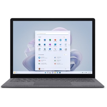 Лаптоп Microsoft Surface Laptop 5 (QZI-00025)(сребрист), десетядрен Intel Core i5-1235U 1.3/4.4GHz, 13.5" (34.29 cm) PixelSense Touchscreen Glare Display, (Thunderbolt 4), 8GB LPDDR5X, 256GB SSD, Windows 11 Home | JAR Computers Microsoft Surface Laptop 5