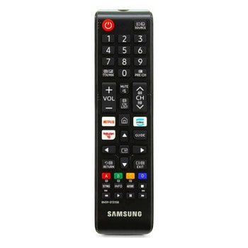 Дистанционно Samsung Original TV Remote Control (BN59-01315B), съвместимо със Samsung телевизори, бутони за бърз достъп до платформите на Netflix и Rakuten TV, както и бутони за Smart функциите на телевизора, черно image