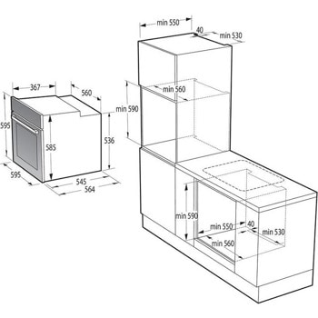 Фурна за вграждане Gorenje BOS67372CLB