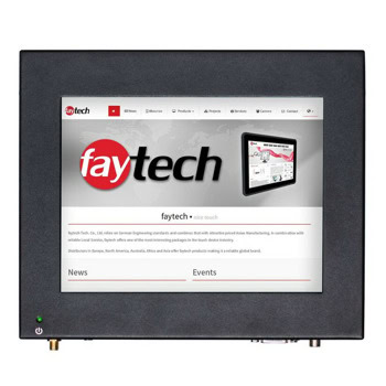 Индустриален компютър Faytech 1010502491 FT08N3350, двуядрен Apollo Lake Intel Celeron N3350 1.1/2.4 GHz, 8" (20.32 cm) XGA Touchscreen Display, 4GB DDR3L non-ECC, 128GB Industrial SSD, 4x USB 2.0, Linux | JAR Computers Faytech 1010502491 FT08N3350