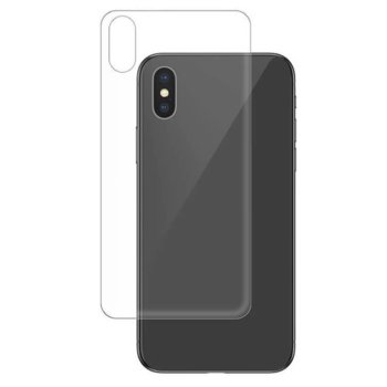 Протектор от закалено стъкло /Tempered Glass/ Eiger за Apple iPhone XS / X, защитно покритие за задната част, прозрачно | JAR Computers Протектор Eiger за iPhone XS / X 47248