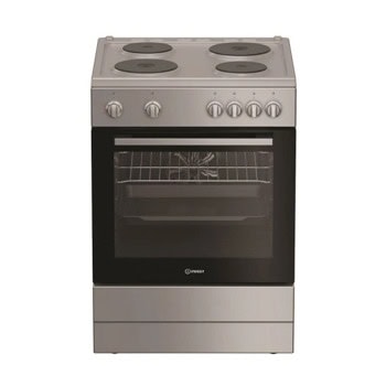 Готварска печка Indesit I6E5KMS, клас A, 66л. обем, 4 нагревателни зони, хидролитично почистване, Steam&Clean, сребриста | JAR Computers Indesit I6E5KMS