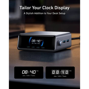 Anker Prime Charger 250W Silver A2345341 | JAR Computers Anker Prime Charger 250W Silver A2345341
