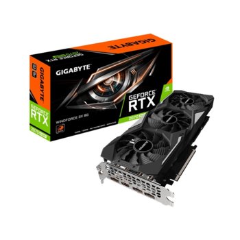 Видео карта Nvidia RTX 2070 SUPER, 8GB, Gigabyte WINDFORCE 3X, PCI-E 3.0, GDDR6, 256-bit, DisplayPort, HDMI | JAR Computers GIGABYTE RTX 2070 SUPER™ WINDFORCE 3X