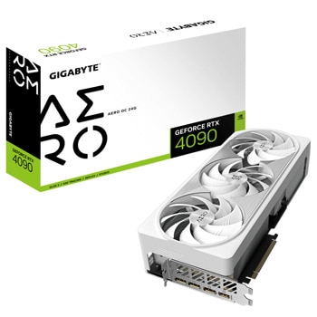 Видео карта Nvidia GF RTX 4090, 24GB, Gigabyte Aero OC, PCI-E 4.0, GDDR6X, 384-bit, DisplayPort, HDMI | JAR Computers Gigabyte GeForce RTX 4090 AERO OC