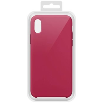 Силиконов гръб iPhone X/XS Розов Soft touch