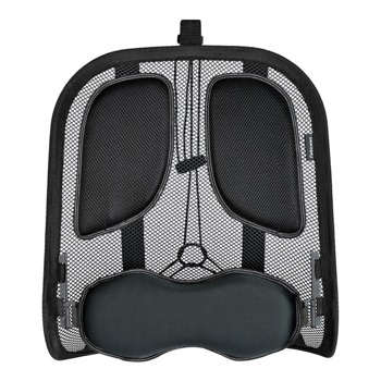 Облегалка за гръб Fellowes, мрежеста, черна | JAR Computers Fellowes Back Support for Office Chairs