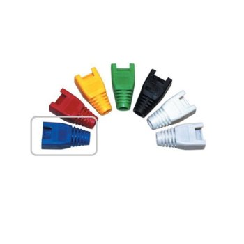 Маншон за конектор RJ45, син | JAR Computers Протектор за RJ-45 конектор, син