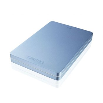 Твърд диск 2TB Toshiba Canvio Alu 3S (син), външен, 2.5" (6.35 cm), USB3.0 | JAR Computers 2TB Toshiba Canvio Alu 3S Blue