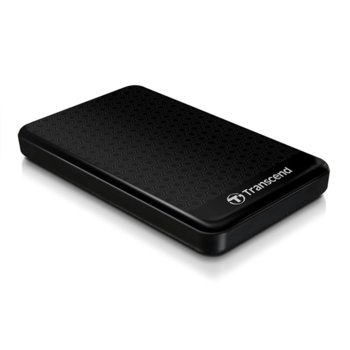 Твърд диск 2TB Transcend StoreJet, черен, 2.5" (6.35cm), външен, USB 3.0, 3г.гаранция | JAR Computers Transcend StoreJet 2.5" 2TB A3