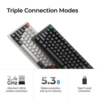 keychron q6 ultra 8k black silk pom switch brown | JAR Computers keychron q6 ultra 8k black silk pom switch brown