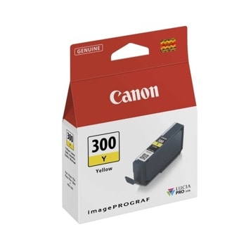 Касета за Canon imagePROGRAF PRO-300, Yellow, - 4196C001AA - Canon PRO-300 - Заб.: 530 брой копия, 14 ml капацитет | JAR Computers Касета Canon PFI-300 Yellow 4196C001AA
