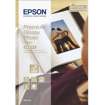 Фотохартия Epson C13S042153, 10x15 cm, гланцирана, 255 g/m2, 40 листа image