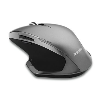 Мишка Verbatim Blue Led, 1600 dpi, безжична, USB, сива | JAR Computers Verbatim Blue Led