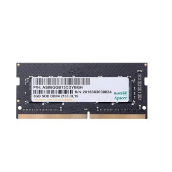Памет 8GB DDR4 2666MT/s, SO-DIMM, Apacer AS08GGB26CQYBGH, 1.2V | JAR Computers Apacer 8GB AS08GGB26CQYBGH