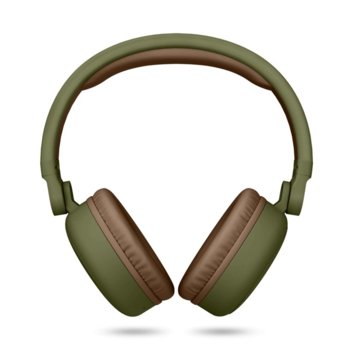 Слушалки Energy Sistem Headphones 2, безжични, микрофон, зелени, 300 mAh батерия | JAR Computers Energy Headphones 2 Green 44561