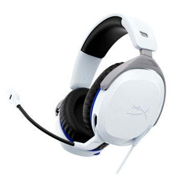 Слушалки HyperX Cloud Stinger 2 PS, микрофон, 50mm неодимови драйвери, Jack 3.5mm, бели | JAR Computers Слушалки HyperX Cloud Stinger 2 White 75X29AA