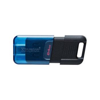 Памет 64GB USB Flash Drive, Kingston DataTraveler DT80M/64GB, USB-C, черна | JAR Computers Kingston 64GB DataTraveler
