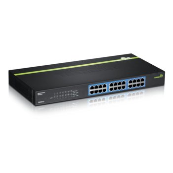 Суич TRENDnet TEG-S24G, 1000Mbps, 24x ports | JAR Computers TRENDnet TEG-S24G