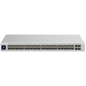 Суич Ubiquiti UniFi Switch USW-48, 1000Mbps, 52 порта, 48x 10/100/1000 Mbps Base-T, 4x SFP 1 Gbps | JAR Computers Ubiquiti USW-48