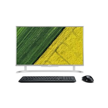 All in One компютър Acer Aspire AC22-720, четириядрен Brasswell Intel Pentium J3710 1.6/2.64GHz, 21.5" (54.62cm) Full HD дисплей, 4GB DDR3L, 1TB HDD, 2x USB 3.0, клавиатура и мишка, Free DOS | JAR Computers Acer Aspire AC22-720
