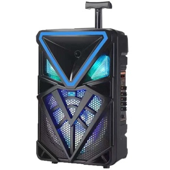Тонколона PZX GZ-P55, 1.0, 20W RMS, караоке, Bluetooth, FM, USB, черна | JAR Computers PZX GZ-P55