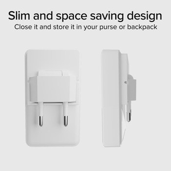 Зарядно устройство SBS 98497 сгъваемо бяло