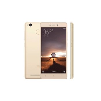 Xiaomi Redmi 3S XI150(златист), поддържа 2 sim карти, 5.0" (12.70 cm) HD IPS LCD, осемядрен Snapdragon 430(Cortex A-53 4x 1.4GHz & 4x 1.1GHz), 3GB LPDDR3 RAM, 32GB Flash памет(+microSD слот), 13 & 5.0 Mpix camera, Android, 144g | JAR Computers Xiaomi Redmi 3S XI150 Gold