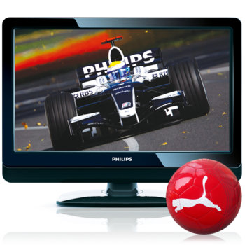 Телевизор 26" (66.04 cm) PHILIPS 26PFL3404 HD, 5ms, 4000:1, 400cd/m2, 2xHDMI, Incredible Surround™ 2x5W, 2г. | JAR Computers 26" (66.04 cm) PHILIPS 26PFL3404 HD