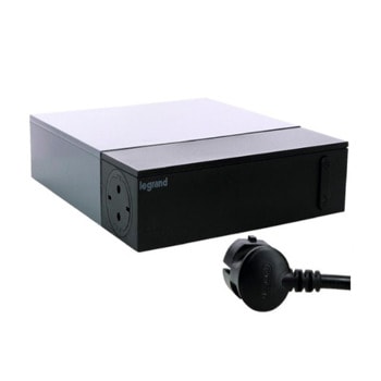Разклонител Legrand 6 945 15, 8 гнезда, IP20, IK04 устойчивост на удар, черен | JAR Computers Разклонител Legrand 694515