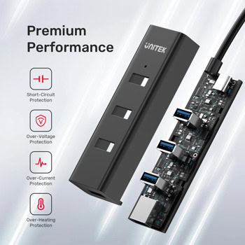 USB хъб Unitek Y-3089Z01 4 порта
