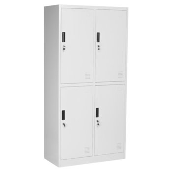 Гардероб Carmen CR-1251 J, 4 бр. шкафове, метален, сив | JAR Computers Carmen CR-1251 J 3580027