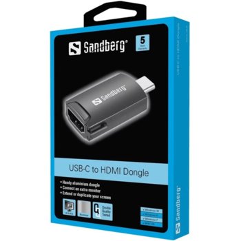 SANDBERG SNB-136-34 Преходник USB-C към HDMI