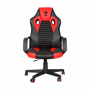Геймърски стол Marvo Gaming Chair CH-902, до 120kg, 120 mm газов амортисьор, черен/червен image